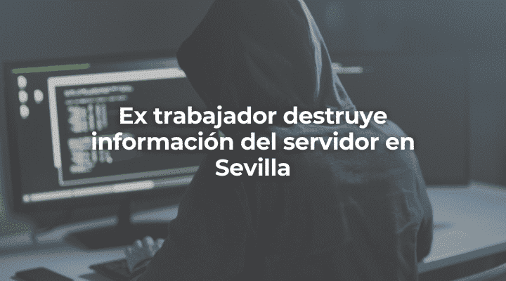 Ex trabajador destruye informacion del servidor en Sevilla-Perito Informatico Sevilla